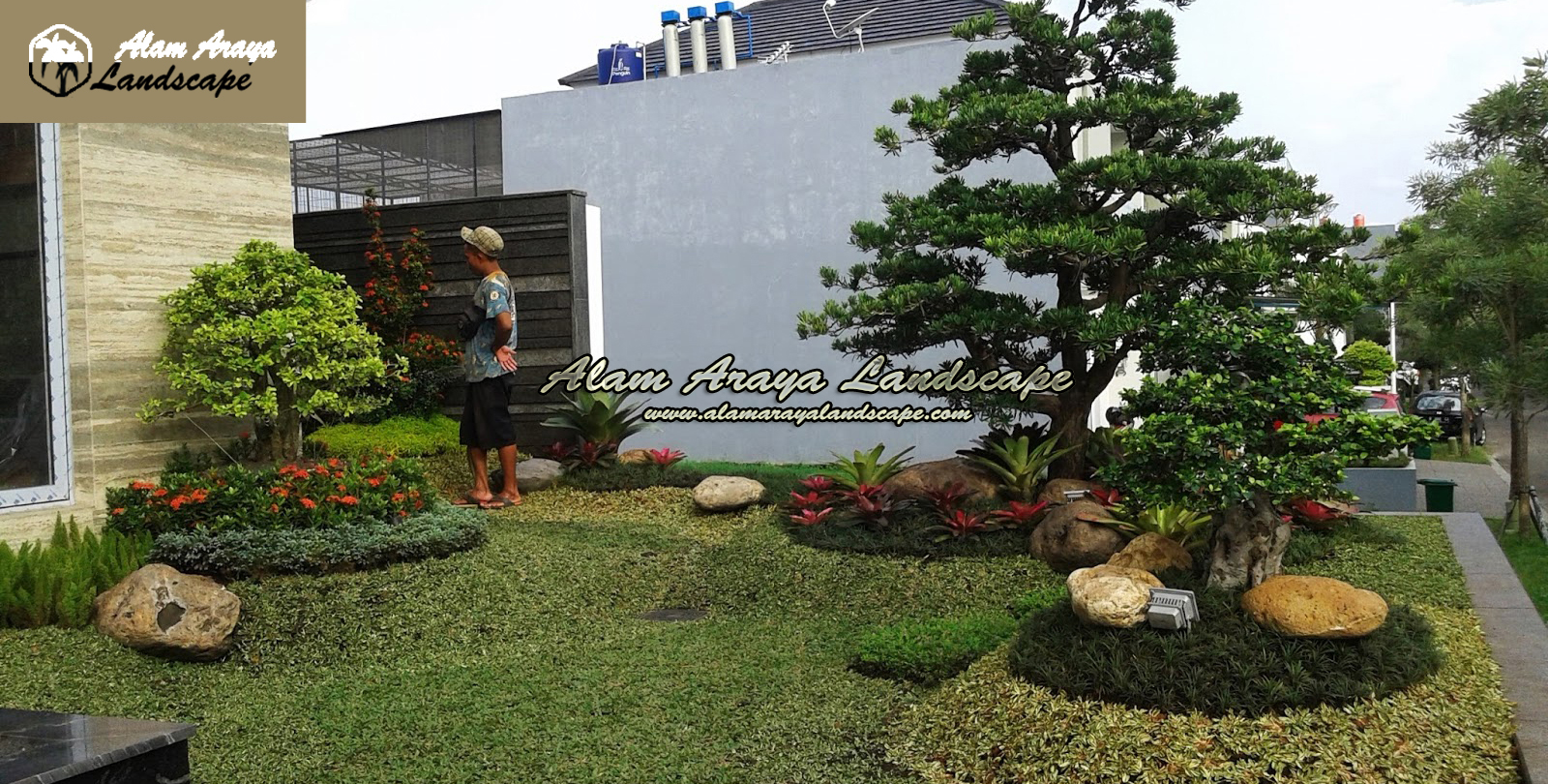 Taman Minimalis Alam Araya Landscape